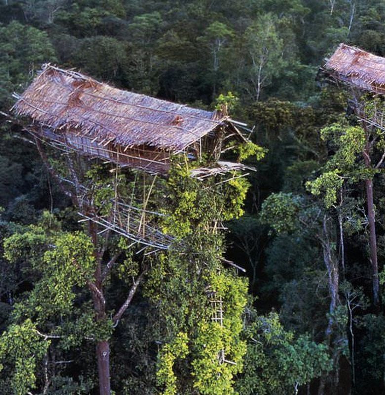 Rumah Pohon uku Korowai, Menolak Roh Jahat  dan Bahaya Hutan